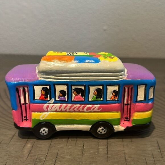 Other - Beautifully hand-painted Jamaica Flour Bus